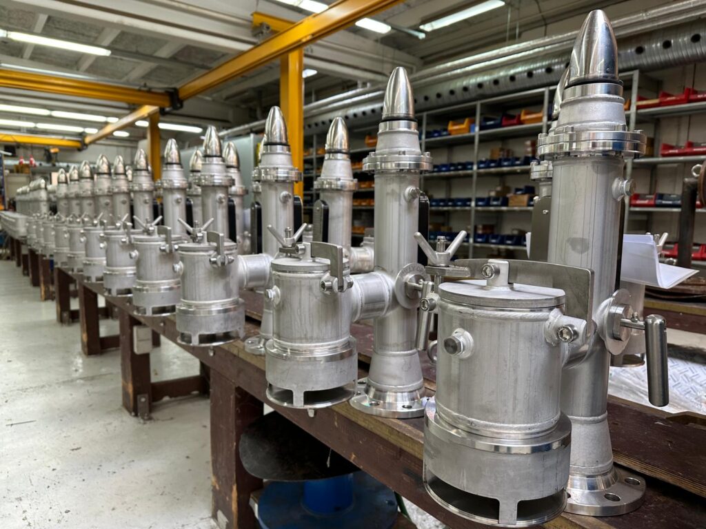 FPSO vent systems at production facilities in Denmark